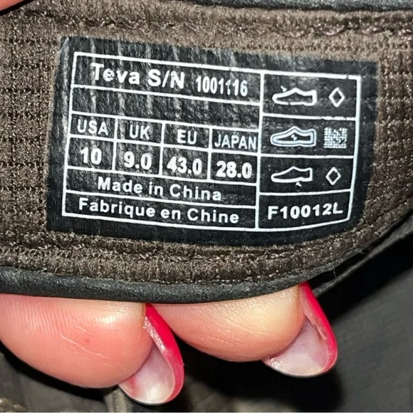 Teva Forebay Dozer BROWN SANDALS trail HIKING All Terrain MEN SIZE 10 Closed Toe - Picture 2 of 16